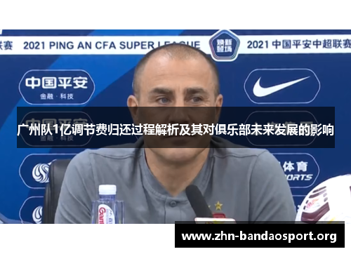广州队1亿调节费归还过程解析及其对俱乐部未来发展的影响 广州队1亿调节费归还过程解析及其对俱乐部未来发展的影响