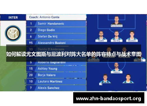 如何解读尤文图斯与恩波利对阵大名单的阵容特点与战术意图 如何解读尤文图斯与恩波利对阵大名单的阵容特点与战术意图